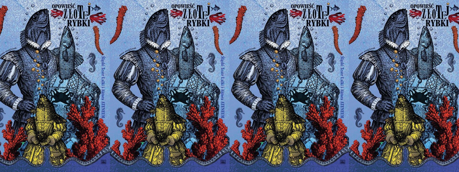 Opowieść Złotej Rybki plakat forma panoramiczna